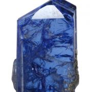 Zoisite var. tanzanite, graphite
