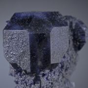 Fluorite - modified and aligned cubo-octahedral crystals