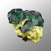 Fluorite, muscovite