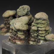 CALCITE - pagoda style, iridescent PYRITE