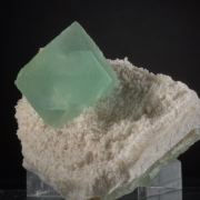 Fluorite on Quartz