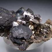 Apatite with Arsenopyrite, Sphalerite