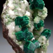 Duftite included Dioptase