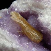 Stilbite in Amethyst