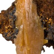 Wulfenite (large bipyramidal crystal)