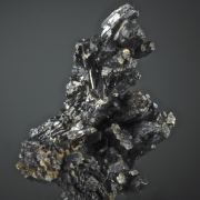 Chalcocite - classic locality, elongated twinned crystals