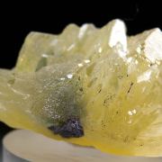 Prehnite with Graphite rod