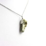 Raw Epidote Necklace. 16.09 ct.
