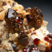 Spessartine with Smokey Quartz