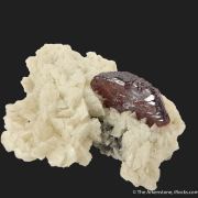 Cinnabar on Dolomite