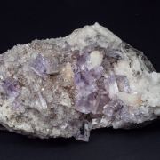 Fluorite, Calcite, Quartz