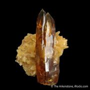 Baryte on Calcite