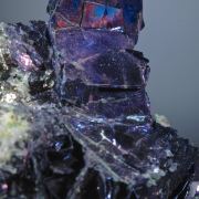 Covellite with Pyrite and Quartz