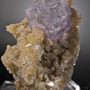 Fluorite on Muscovite with Quartz
