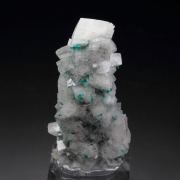 CALCITE, DIOPTASE