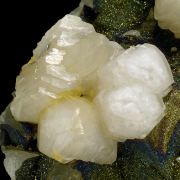 Fluorite, pyrite, calcite