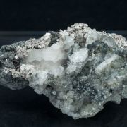 Silver with Löllingite and Calcite
