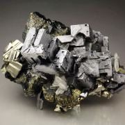skeletal GALENA, CHALCOPYRITE