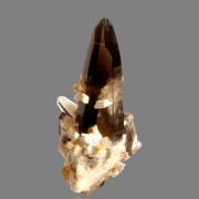 Smokey Quartz with Orthoclase.