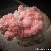 Rhodochrosite on Quartz