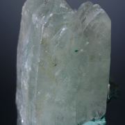 Barite on Malachite