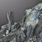 Kermesite with Calcite 