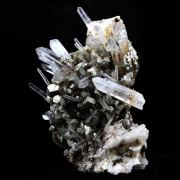 Siderite, Quartz, Pyrite.