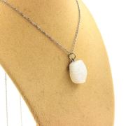 Raw Moonstone Necklace. 13.65 ct.