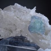 Fluorite on Quartz