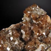 Scheelite on Quartz with Calcite, Cassiterite etc
