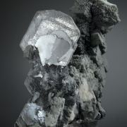 Hematite on Adularia and Quartz