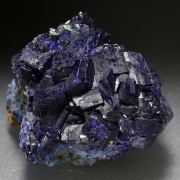 Azurite, Malachite after Cuprite