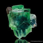 Fluorite on Quartz