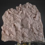 Rhodochrosite pseudo after Barite crystals
