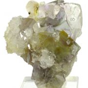 Fluorite, quartz, calcite, dolomite