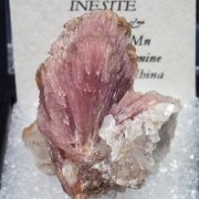 Inesite with 'Apophyllite' and Hubeite