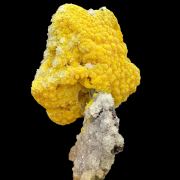 Mimetite pseudo after cerussite, hemimorphite