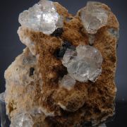 Fluorite on Dolomite with Chalcopyrite