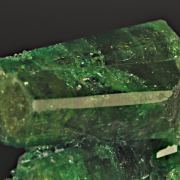 Vesuvianite (rare color, classic, closed location)