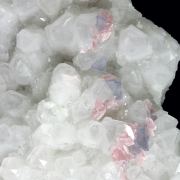 Fluorite and Rhodochrosite on Quartz