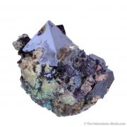 Cuprite with Baryte and Chrysocolla
