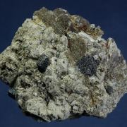 Brookite on Quartz (var. Smoky)