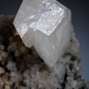 Adularia - vintage specimen, gemmy crystal (twinned)