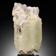 Milarite on Agakhanovite-(Y)