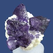 Fluorite (etched corners) on Barite