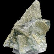Fluorite, quartz, pyrite, calcite