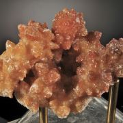 Calcite over Stibnite