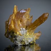 Orpiment - well-crystallized with minor Picropharmacolite
