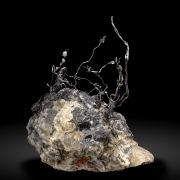 Silver with Calcite
