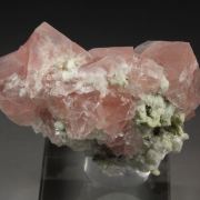 pink FLUORITE, K FELDSPAR var. ADULARIA